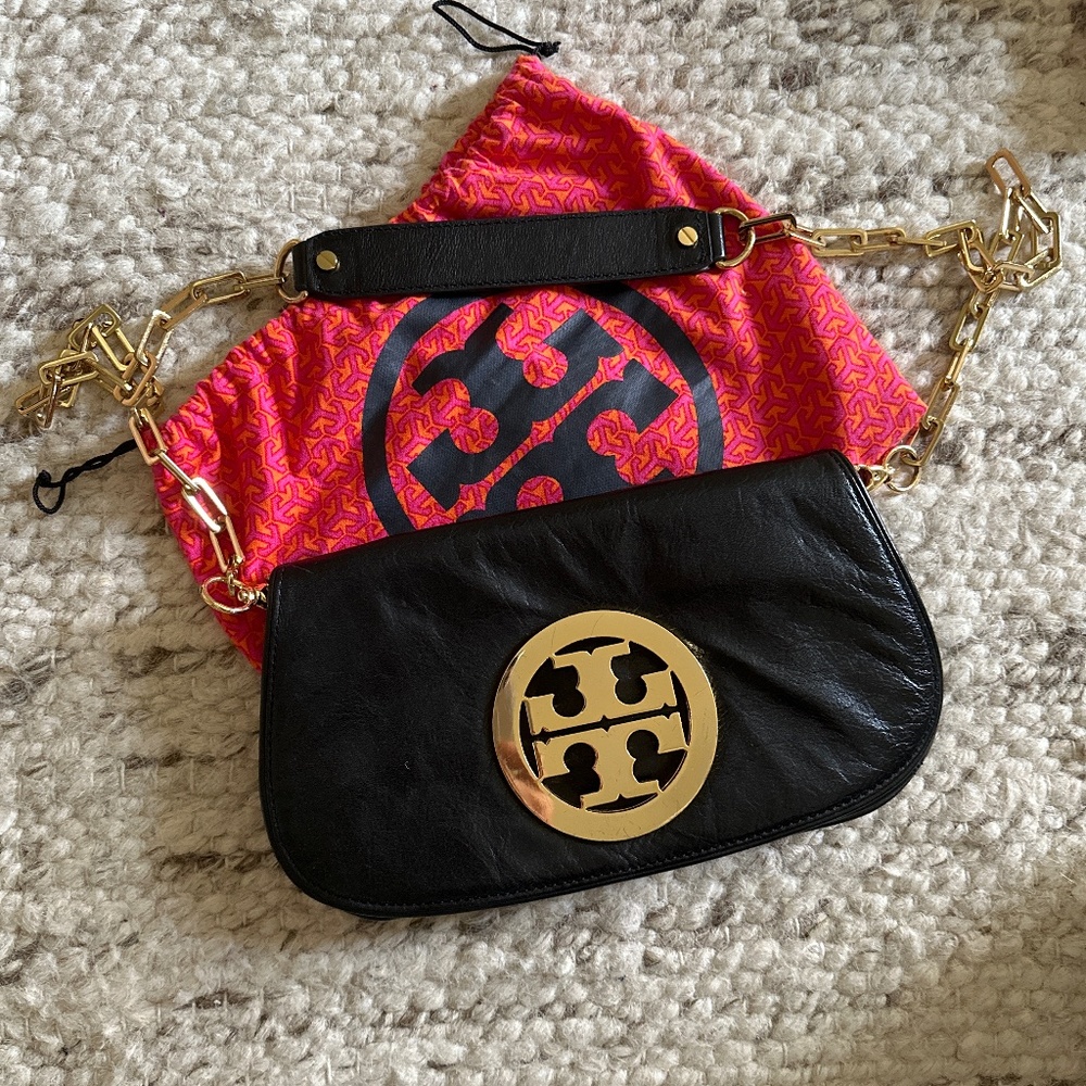 Tory Burch black leather bag